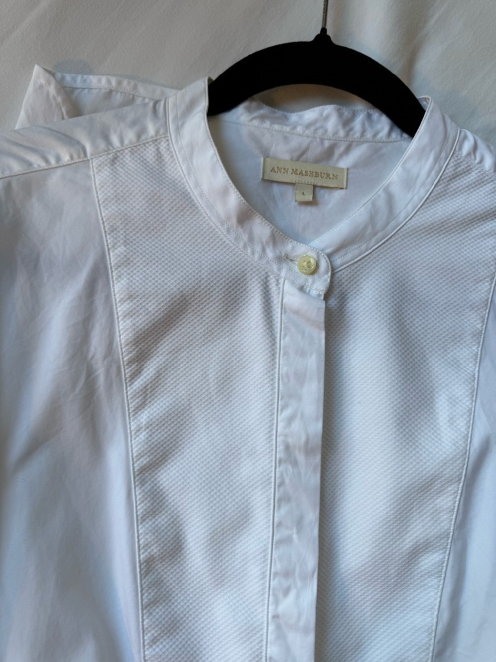 Ann Mashburn Crisp Tuxedo Tunic - Picture 3 of 5